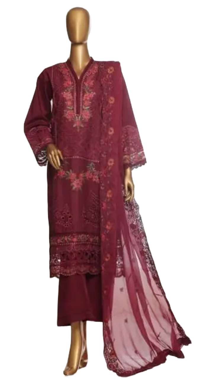 Plum Blossom Embroidered Luxury